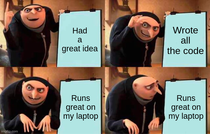 On my laptop meme