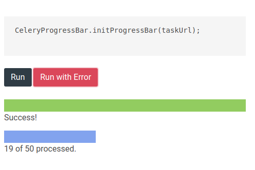 Building Progress Bars with Django and Celery